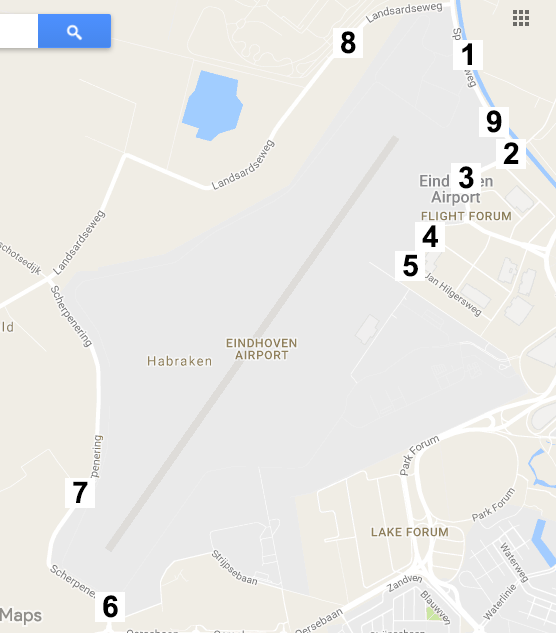 spottersplaatsen eindhoven airport