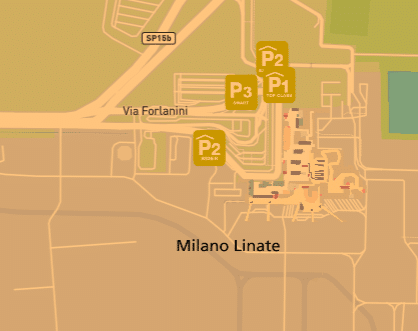 Linate Milaan vertrekken terminal